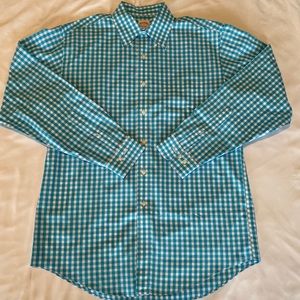 Brooks Brothers Non-Iron Gingham Shirt - Teal